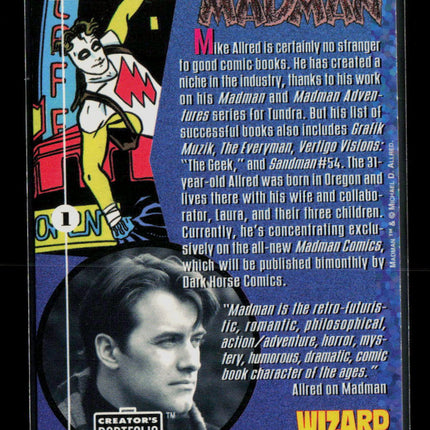 1993 Wizard Mike Allred's Madman Creator's Portfolio Mike Allred #1