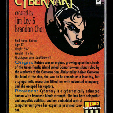1993 Wizard Series III Cybernary #9