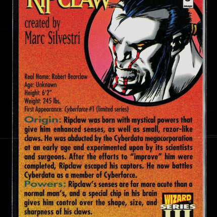 1993 Image Wizard Series III Ripclaw #5