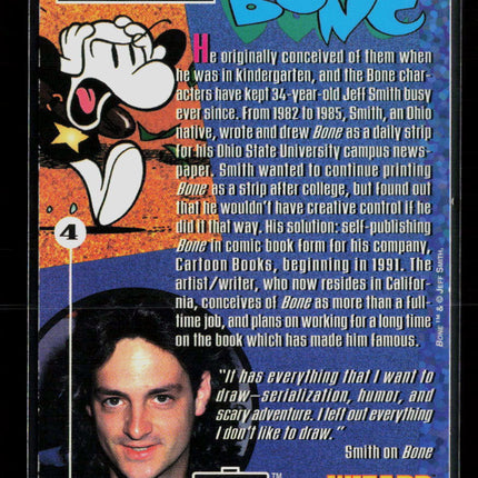 1993 Wizard Creator's Portfolio Bone Jeff Smith #4
