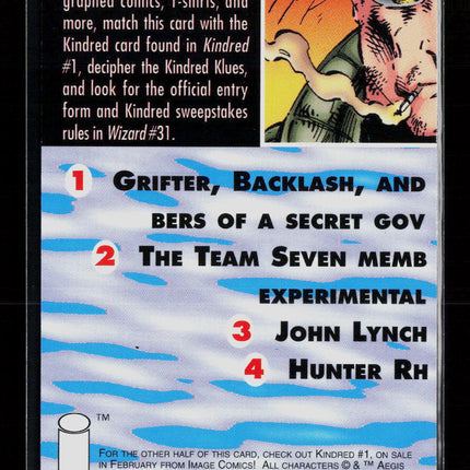 1994 Image Kindred Kindred Klues #N/A