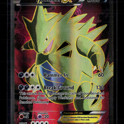 Pokemon 2015 Ancient Origins Tyranitar EX FA #91/98