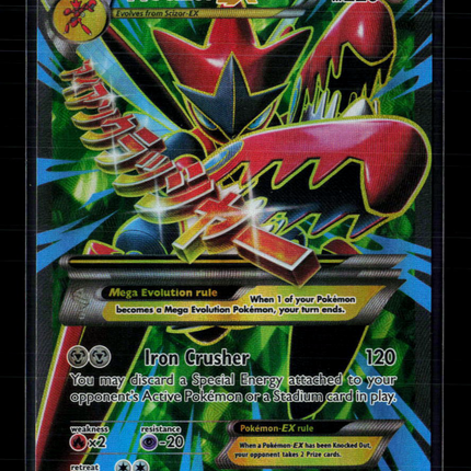Pokemon 2016 BREAKpoint M Scizor EX SR FA #120/122