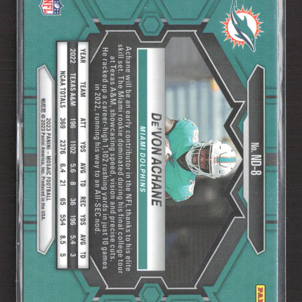 2023 Panini Mosaic NFL Debut De'Von Achane #ND-8 RC