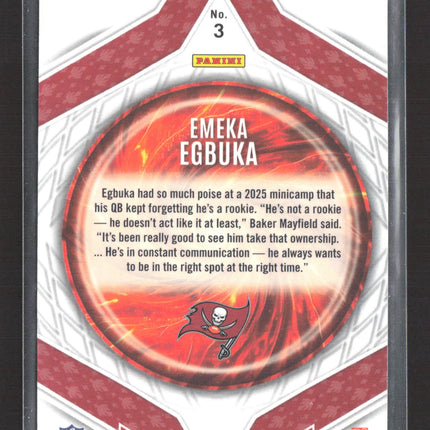 2025 Panini Phoenix Paragon Emeka Egbuka #3 RC