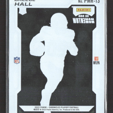 2023 Panini Chronicles Playoff Momentum Breece Hall #PMR-13