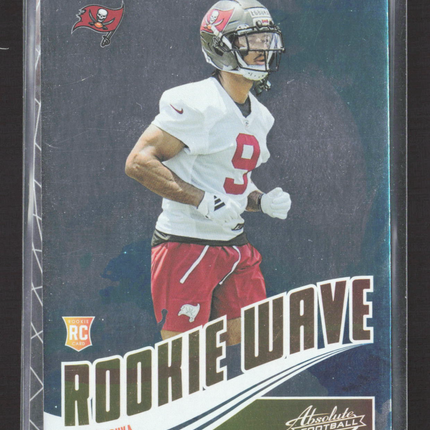 2025 Panini Absolute Football Rookie Wave Emeka Egbuka Holo RC