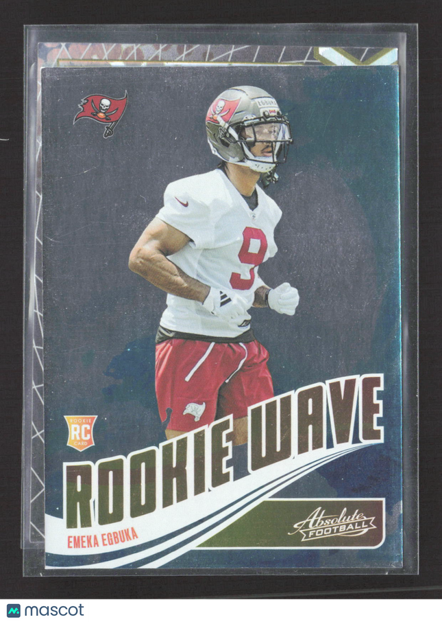 2025 Panini Absolute Football Rookie Wave Emeka Egbuka Holo RC