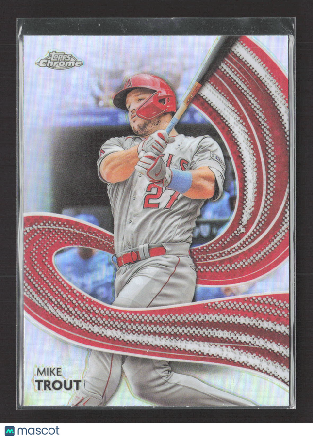 2024 Topps Chrome Strokes Mike Trout #S-1