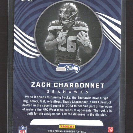 2024 Panini Illusions Zach Charbonnet #92 RC