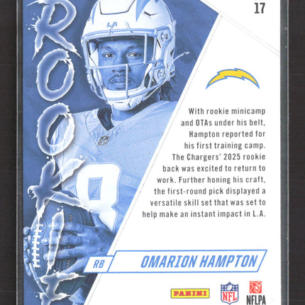 2025 Panini Rookies & Stars Omarion Hampton #17 RC