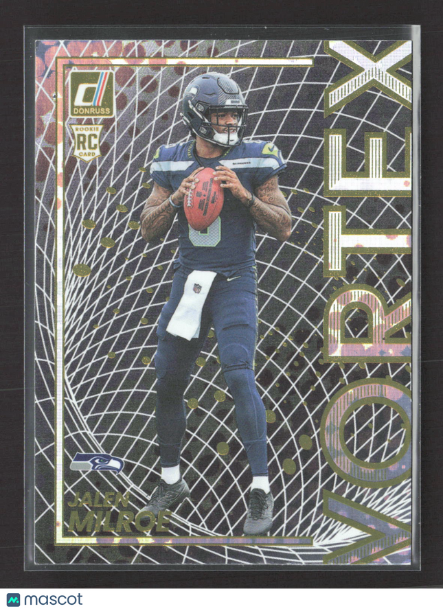 2025 Panini Donruss Vortex Jalen Milroe #12 RC