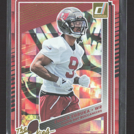 2025 Panini Donruss Football The Rookies Emeka Egbuka #31