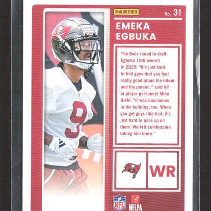 2025 Panini Donruss Football The Rookies Emeka Egbuka #31
