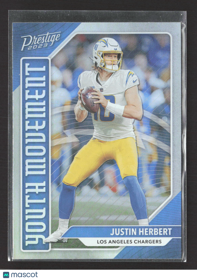 2023 Panini Prestige Youth Movement Justin Herbert #YM-4