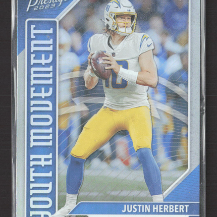 2023 Panini Prestige Youth Movement Justin Herbert #YM-4