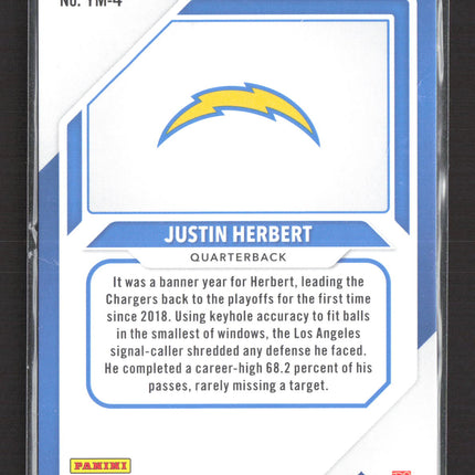 2023 Panini Prestige Youth Movement Justin Herbert #YM-4