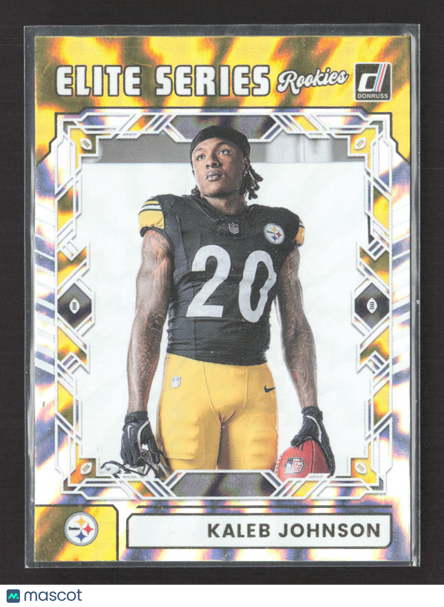 2025 Panini Donruss Elite Series Rookies Kaleb Johnson #ESR-KJN