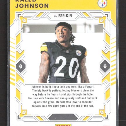 2025 Panini Donruss Elite Series Rookies Kaleb Johnson #ESR-KJN