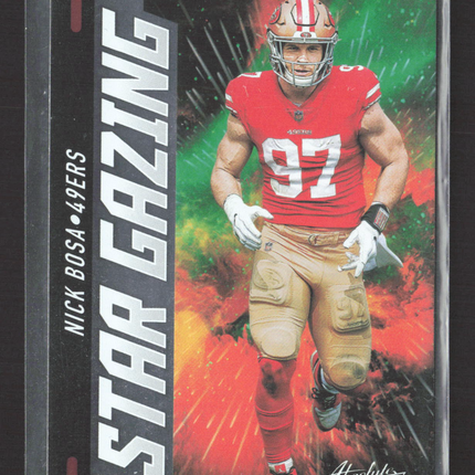 2021 Panini Absolute Star Gazing Nick Bosa #SG16