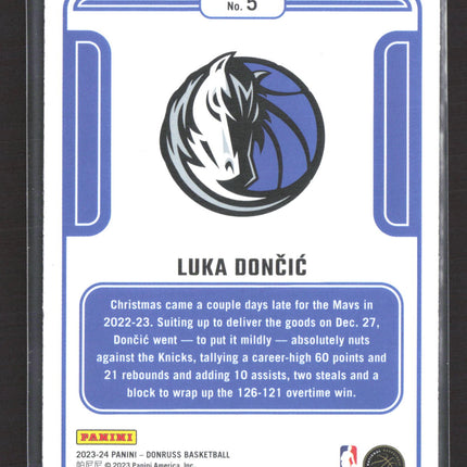 2023 Panini Donruss Complete Players Luka Dončić #5
