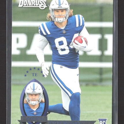 2025 Panini Donruss Football Tyler Warren #4 RC