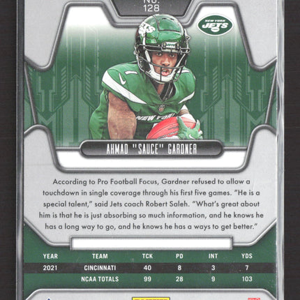 2023 Panini Playbook Ahmad "Sauce" Gardner #128 RC