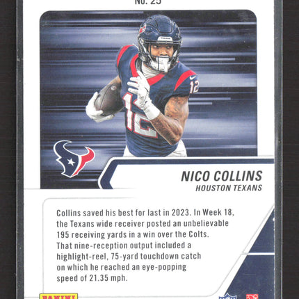 2024 Panini Donruss Elite Full Throttle Nico Collins #25