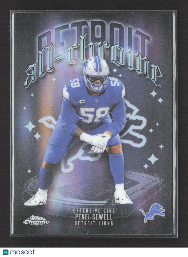 2025 Topps Chrome All-Chrome Penei Sewell #ACT-13 Refractor