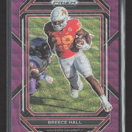 2023 Panini Prizm Draft Picks Breece Hall #10 Purple