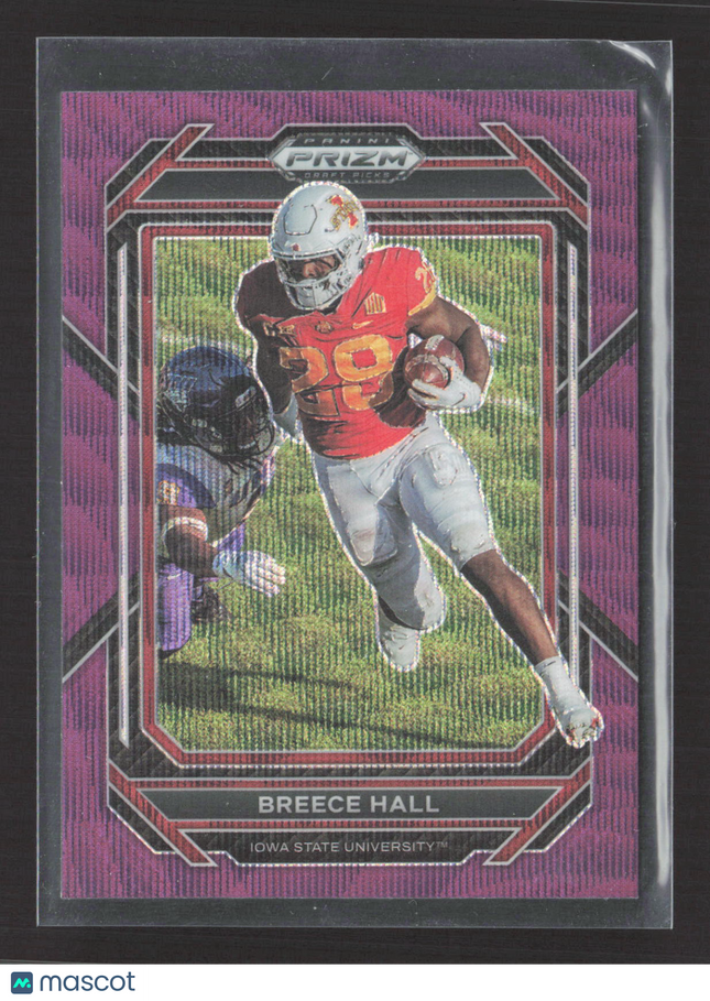 2023 Panini Prizm Draft Picks Breece Hall #10 Purple