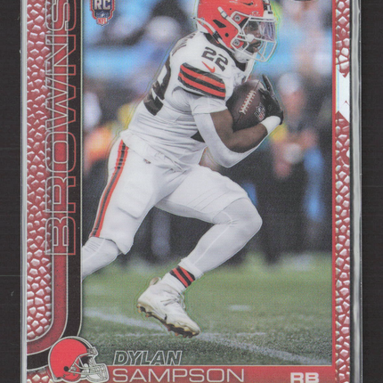 2025 Topps Chrome Dylan Sampson #308 Pigskin RC