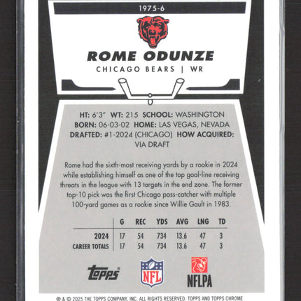 1975 Topps Chrome Rome Odunze #1975-6