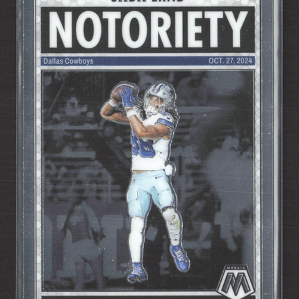 2025 Panini Mosaic Football Notoriety CeeDee Lamb #8 2nd Edition