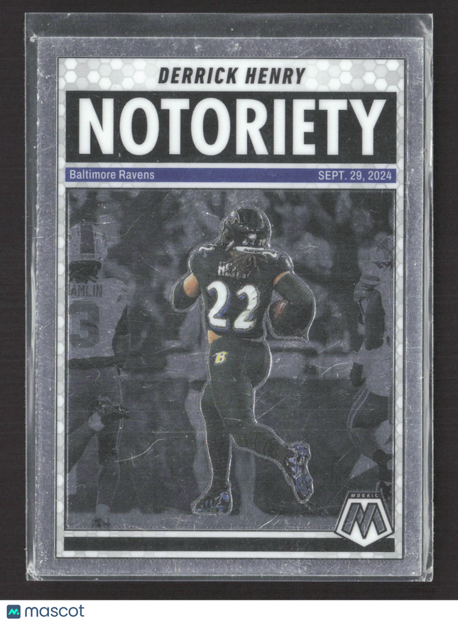 2025 Panini Mosaic Football Notoriety Derrick Henry #4