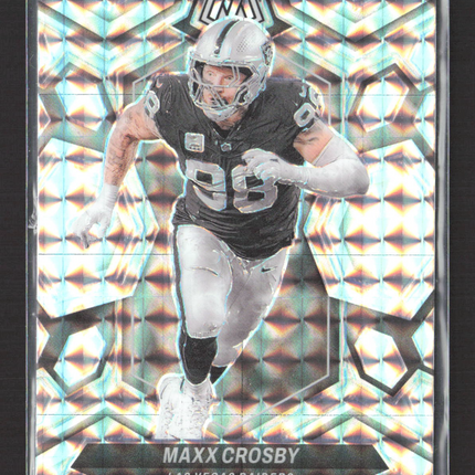 2024 Panini Mosaic Maxx Crosby #118 Silver