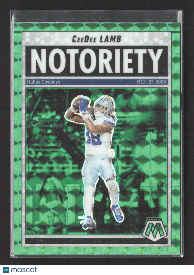 2025 Panini Mosaic Prizm CeeDee Lamb #8 Green