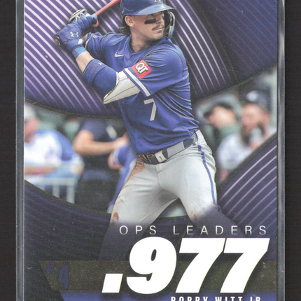 2025 Topps OPS Leaders Bobby Witt Jr. #OPS-4