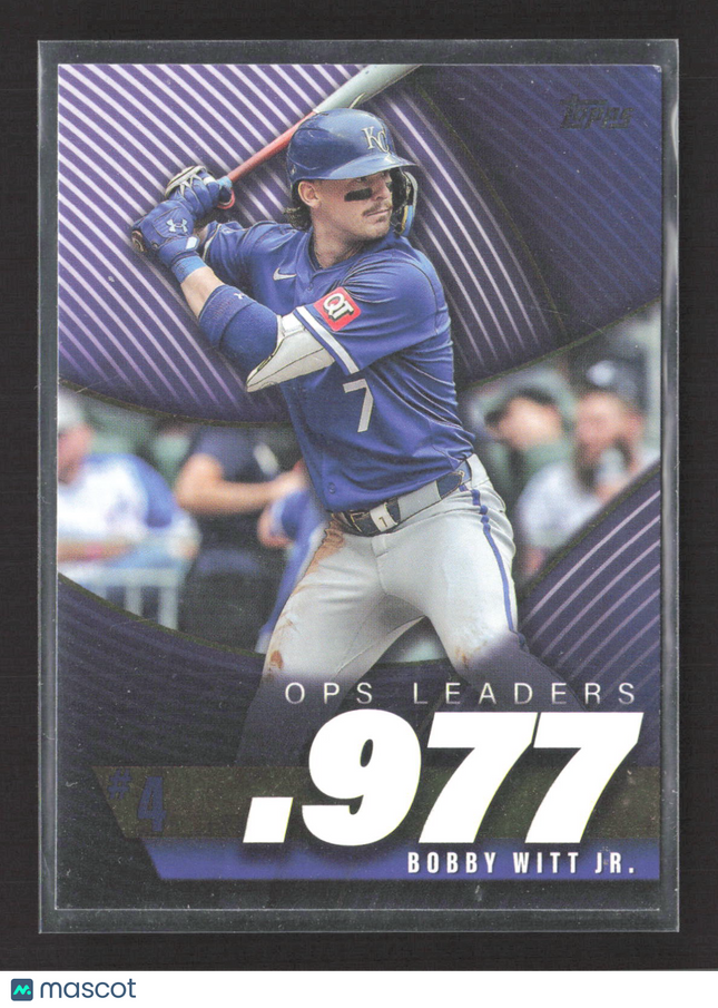 2025 Topps OPS Leaders Bobby Witt Jr. #OPS-4