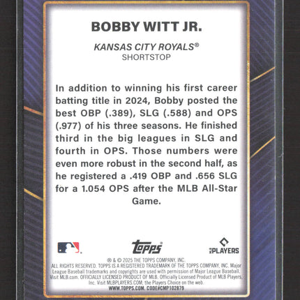 2025 Topps OPS Leaders Bobby Witt Jr. #OPS-4