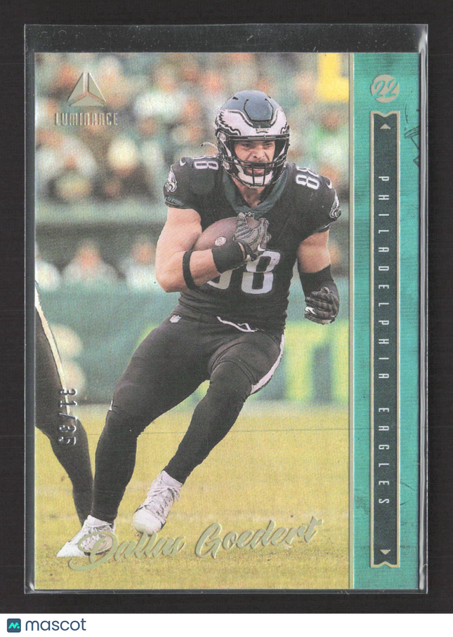 2022 Panini Luminance Dallas Goedert #59 /35