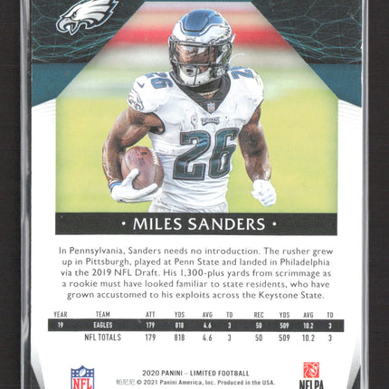 2021 Panini Limited Miles Sanders #85 01/75