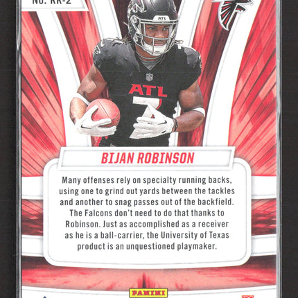 2023 Panini Rookies & Stars Rookie Rush Bijan Robinson #RR-2 RC