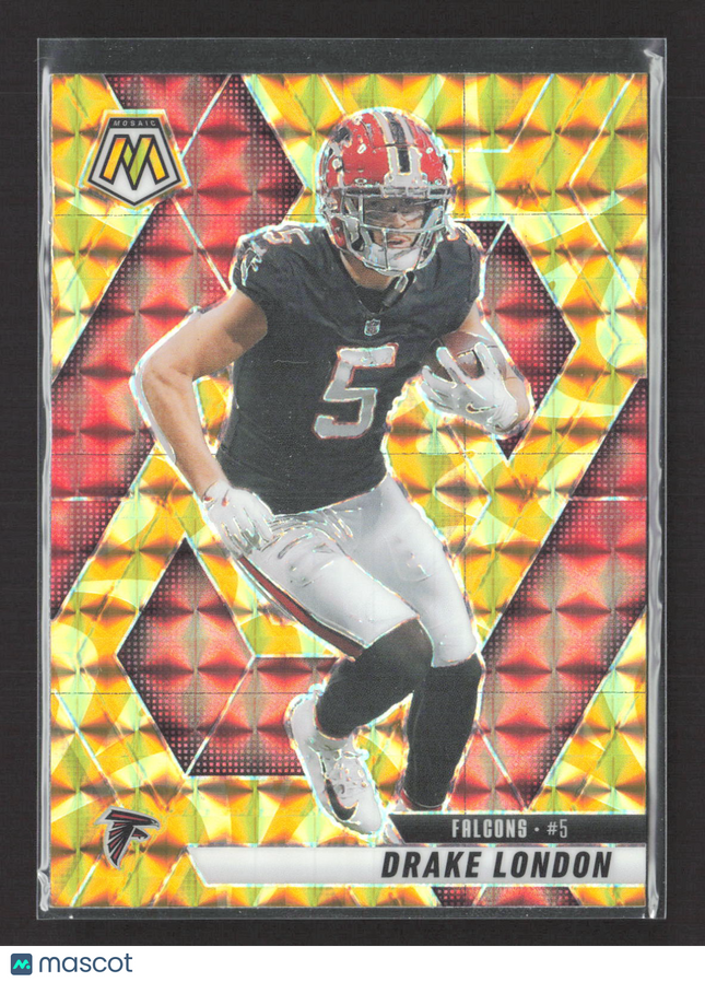 2025 Panini Mosaic Prizm Drake London #250 Yellow