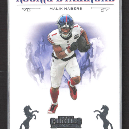 2025 Panini Contenders Football Rookie Stallions Malik Nabers #6