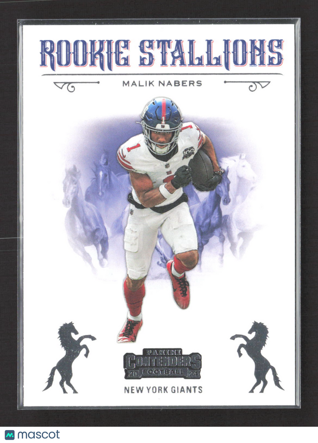 2025 Panini Contenders Football Rookie Stallions Malik Nabers #6