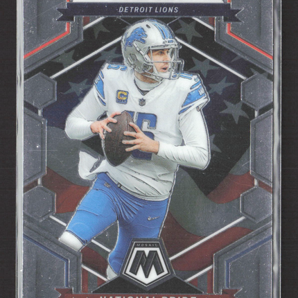 2023 Panini Mosaic Jared Goff #258 National Pride