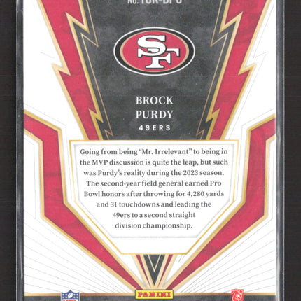 2024 Panini Select Turbocharged Brock Purdy #TUR-BPU