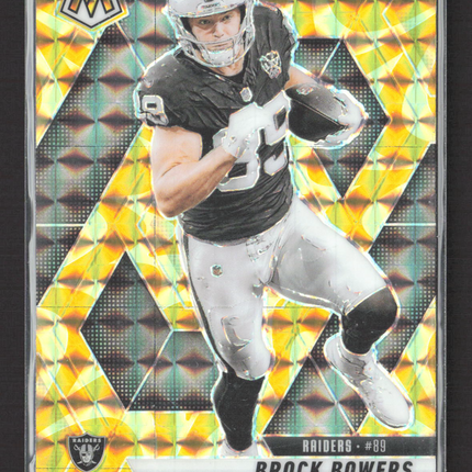 2025 Panini Mosaic Prizm Brock Bowers #5 Yellow