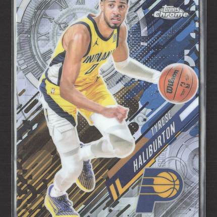 2025 Topps Chrome Go Time Tyrese Haliburton #GT-5 Refractor